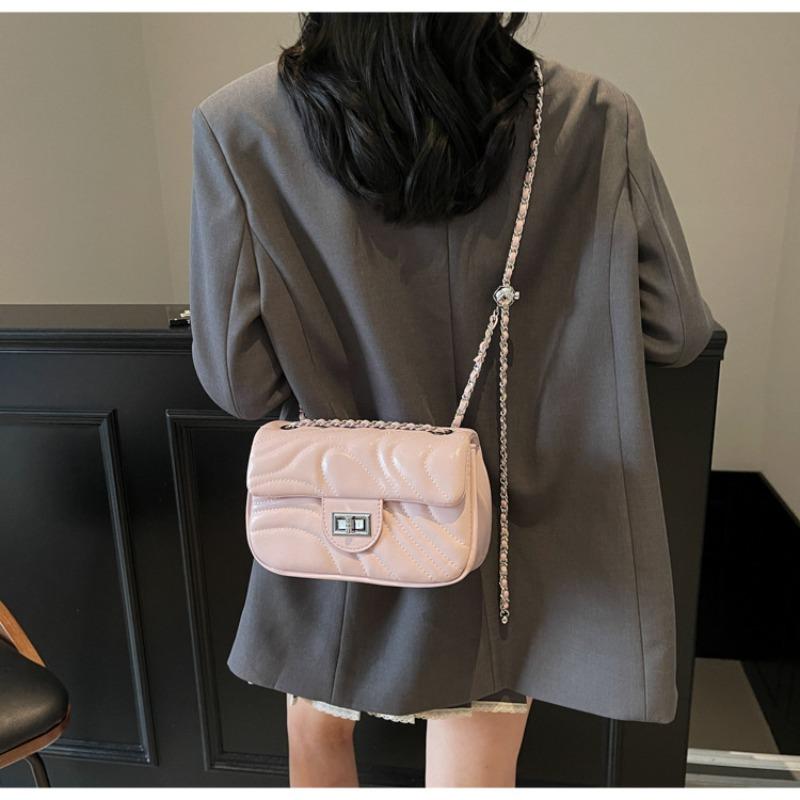 Premium small bag, new summer versatile chain, shoulder messenger bag, small square bag.