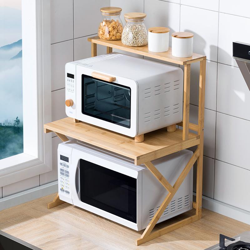 Kitchen Household Racks Microwave Storage Rack Seasoning Rack Complete Items Spatula Hanging Rack Storage Kitchen Cabinet Holder