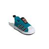 Adidas Originals Superstar Canvas Comfortable Low-Top Walker Shoes Baby Shoes Blue Black White EE6418
