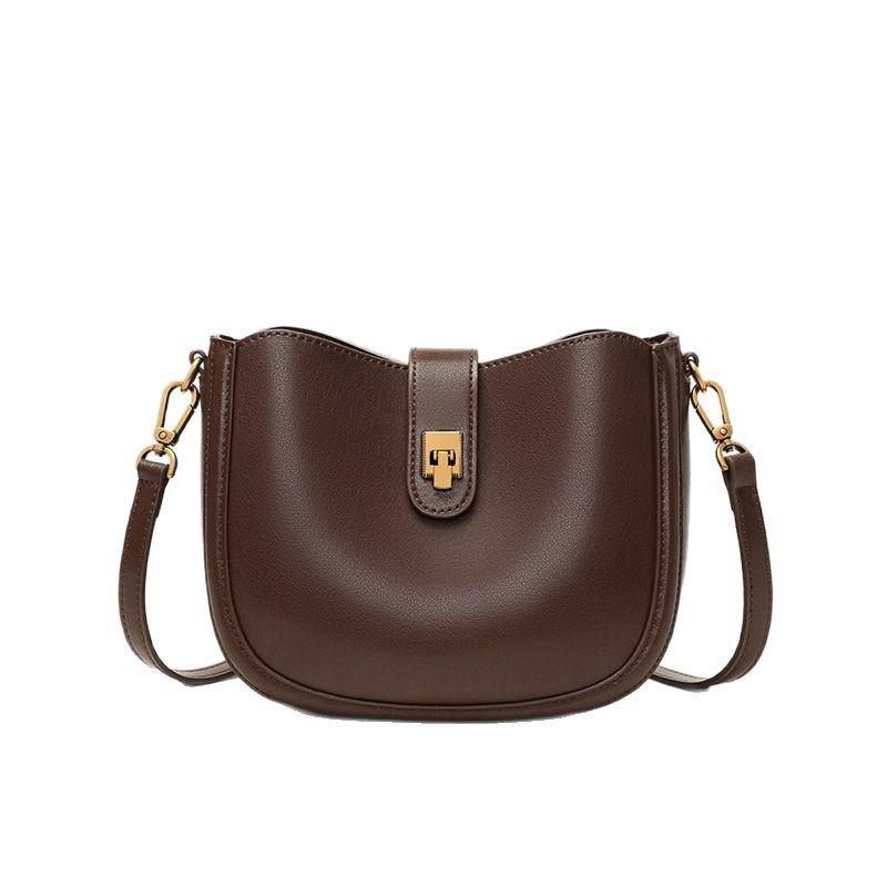 New Spring and Summer Saddle Bag Crossbody Bag High-end Women's Bag Versatile Underarm Single Shoulder Bag