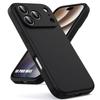Case for iPhone 18 Pro Max, Slim Liquid Silicone Non-Slip Shockproof Scratch-Resistant Black