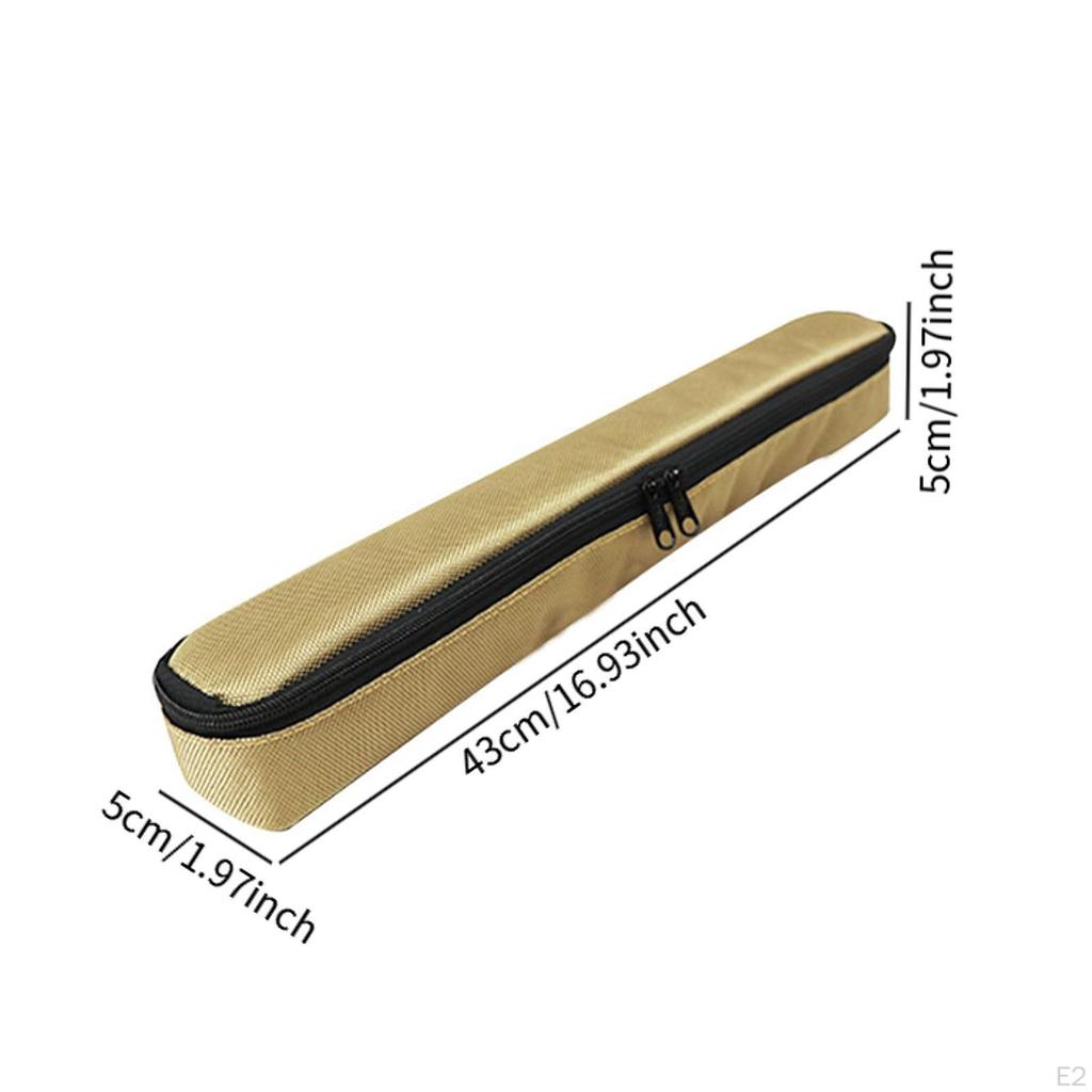 Flötenaufbewahrungstasche Träger Zubehör Reißverschluss Tragbar Modisch Tragetasche Instrumente