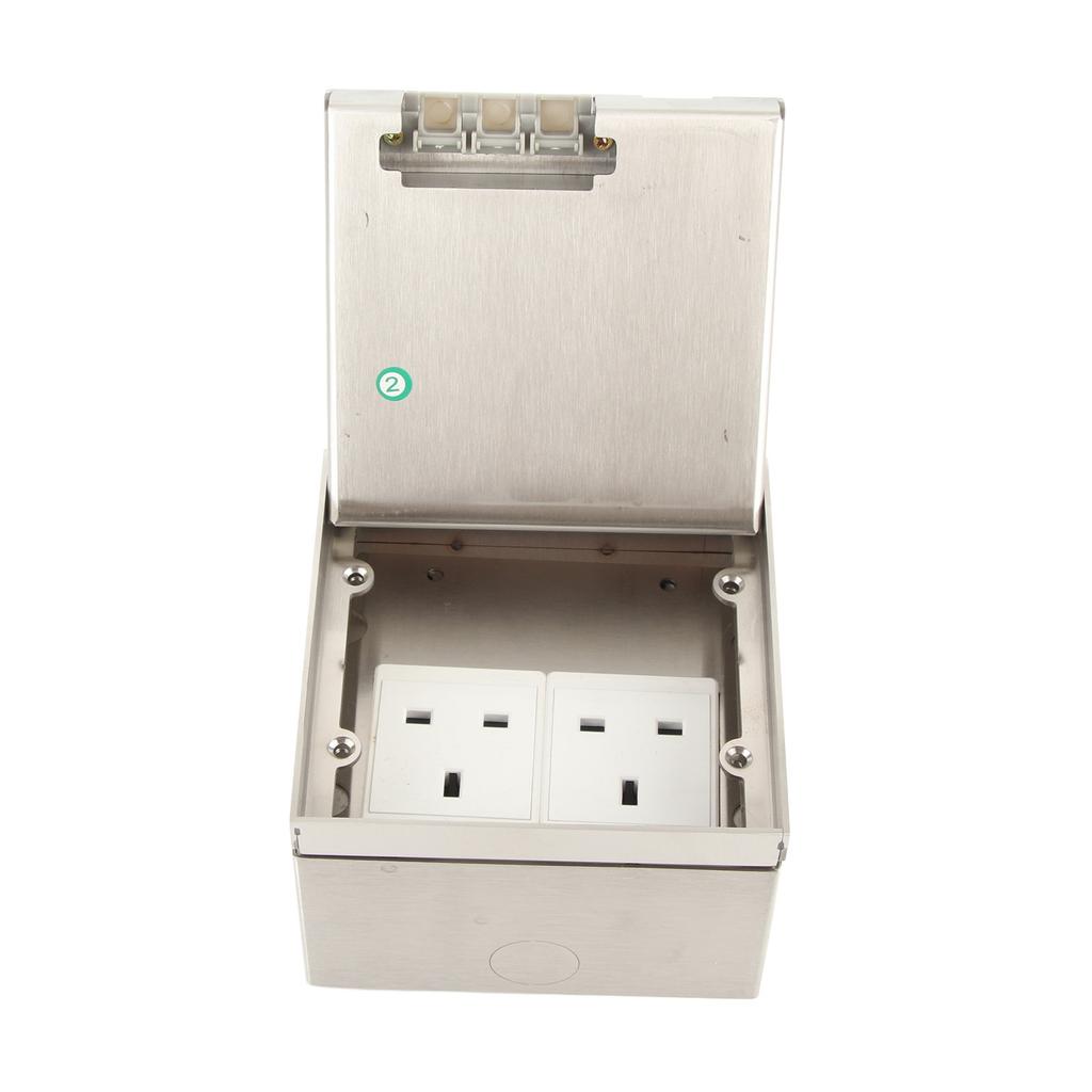 Power Strip Dual  Standard 3 Hole Sockets Connection Box Outlet Socket Receptacle AC