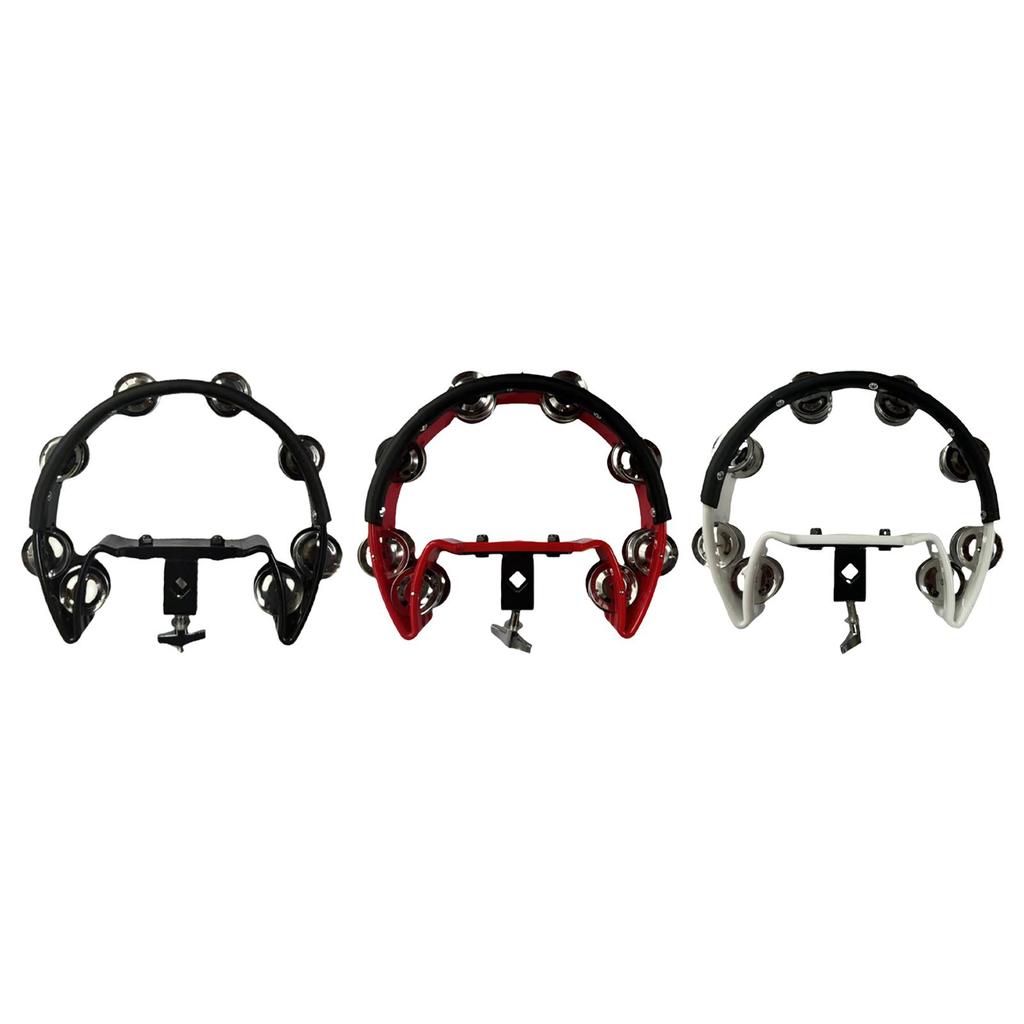 Hi-Hat Tamburin Schlagzeug Montierbares Metallinstrument Edelstahl Shaker für