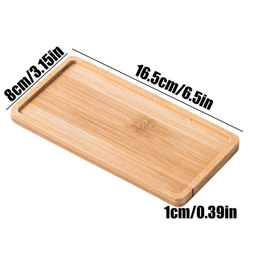 Wooden Soap Dispenser Tray Vanity Countertop Bottles Organizer Holder Round Square Candles Jewelry Storage Tray For Bathroom