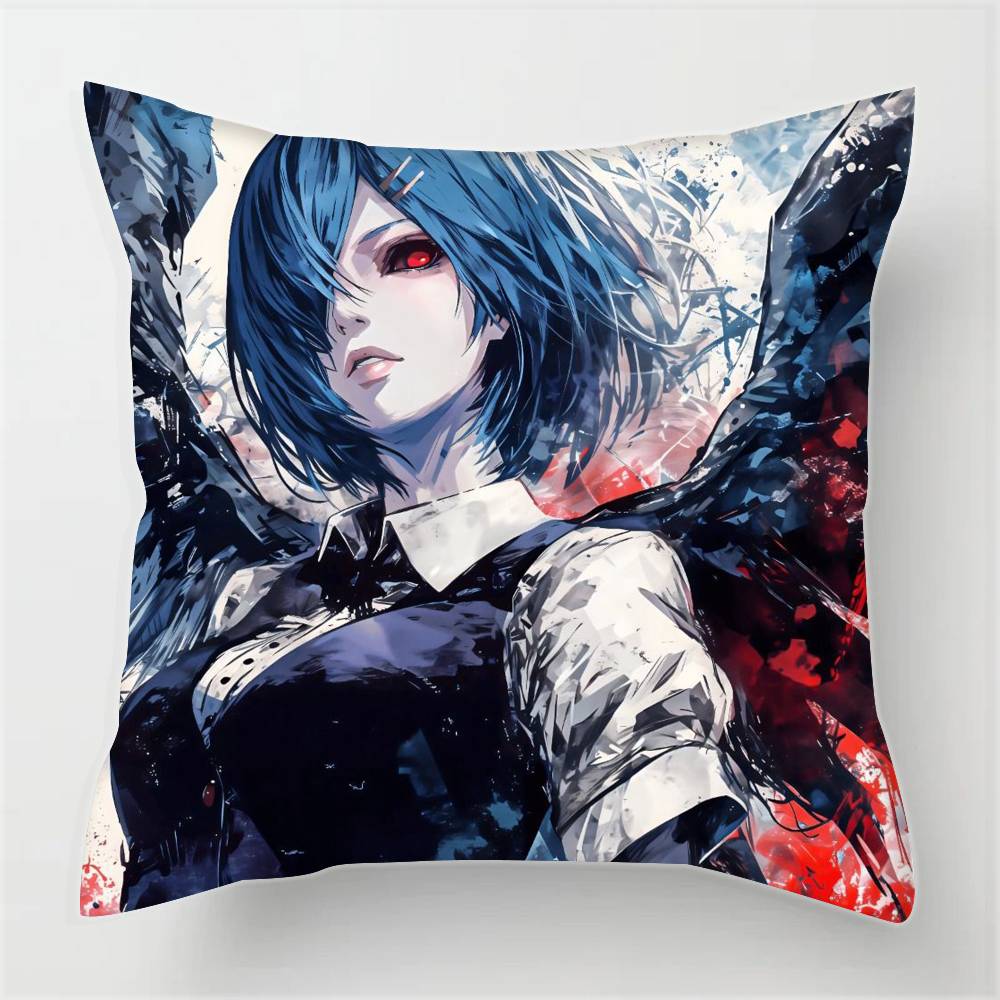 Kuddfodral kuddöverdrag vardagsrum soffor heminredning presenter Anime T-okyo Fear Ghoul söt