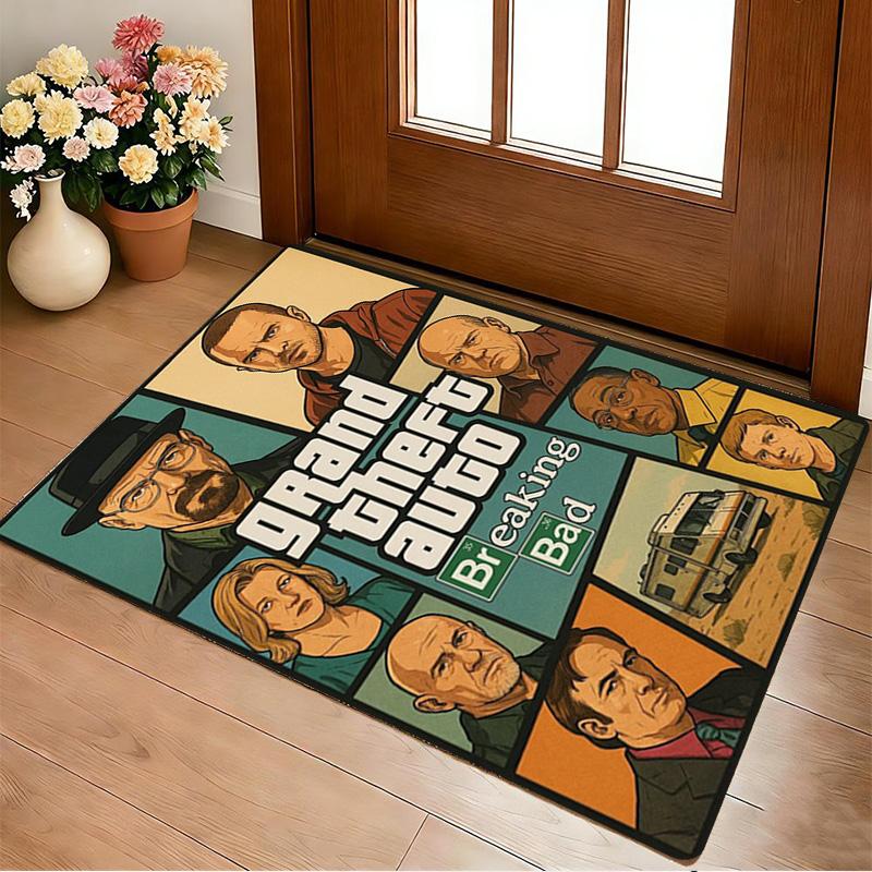 Gta Meets Bad Living Room Non-Slip Area Rug Soft Carpet for Bedroom Game Playroom Sofa Office Home Decor Doormat Christmas Gift C9211659