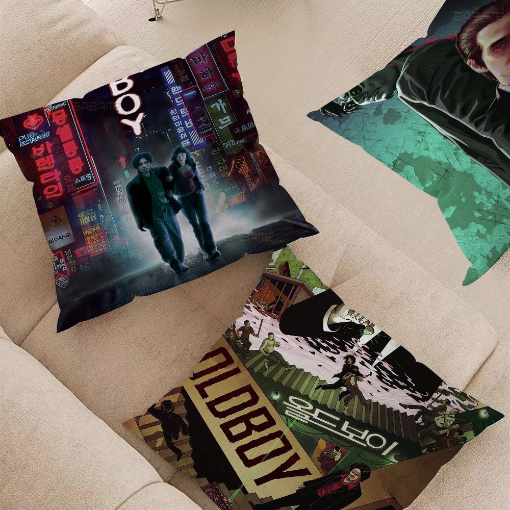Thriller Movie Oldboy Pillowcase Toon Gift Cushion Cover Bedroom Home Sofa Chair Seat Decor Pillow Case