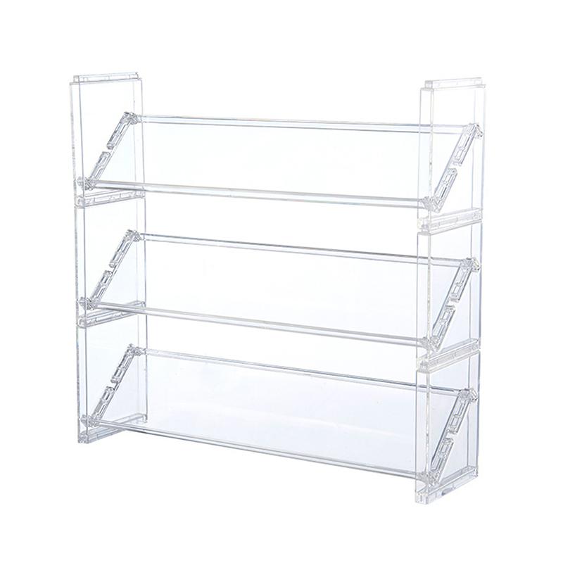New 3-layer Acrylic Display Rack Multi-purpose Eyeshadow Tray Blush Storage Shelf Creative Desktop Toys Sundries Organizer