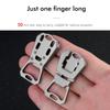 Titanium Alloy Portable Portable Bottle Opener, Easy Reusable Can Opener, , Kitchen Supplies, Camping Tools