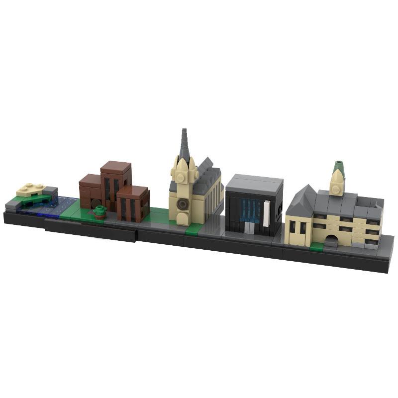 Building Block City Recklinghausen Skyline Children's Building Block Puzzle Toy