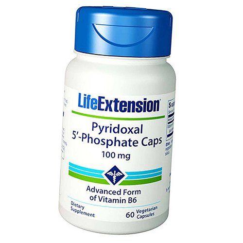 Vitamin B6 (Pyridoxal-5-Phosphate), Pyridoxal 5'-Phosphate 100, Life Extension 60vegcaps (36346018)