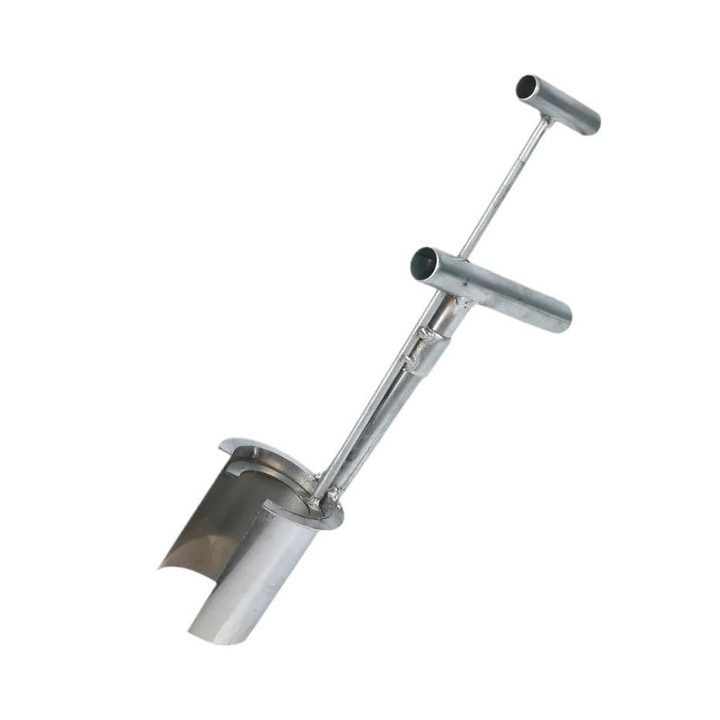 Transplanter Bulb Planter Heavy Duty T Shaped Garden Transplanting Tool for Flowers Vegetables and Trees