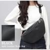 Cow Leather Waist Pouch Large Shoulder Bag Small Body Bag Large Capacity Waist Bag Leather Bag Leather [Register] Men's