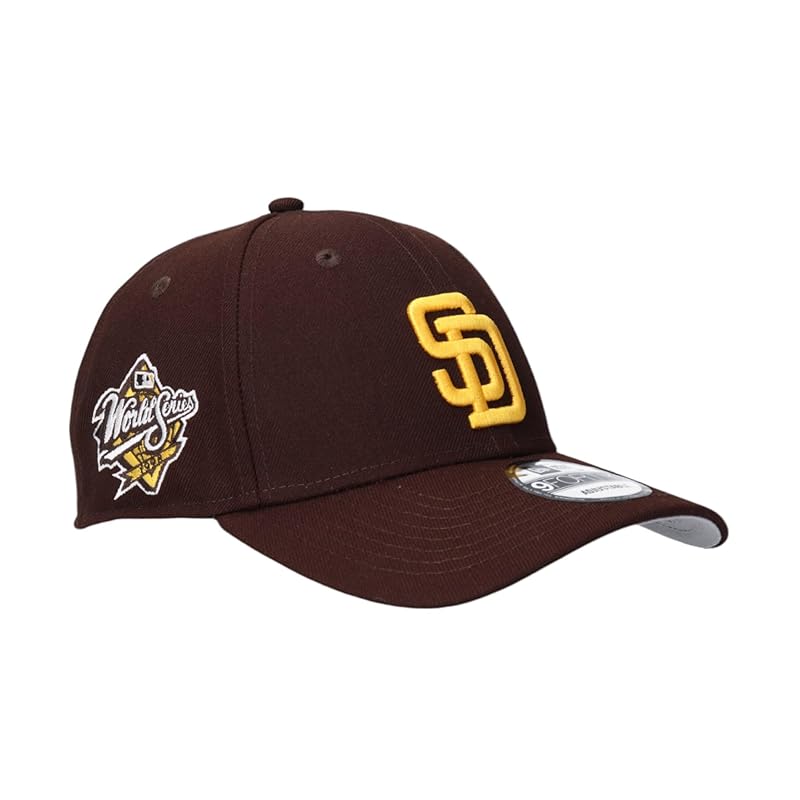 

[New Era] cap san diego padres 9FORTY [regular Special order item] Men s hat SD baseball cap Brown x yellow brown x yellow NE 940 KURI SIDE PATCH