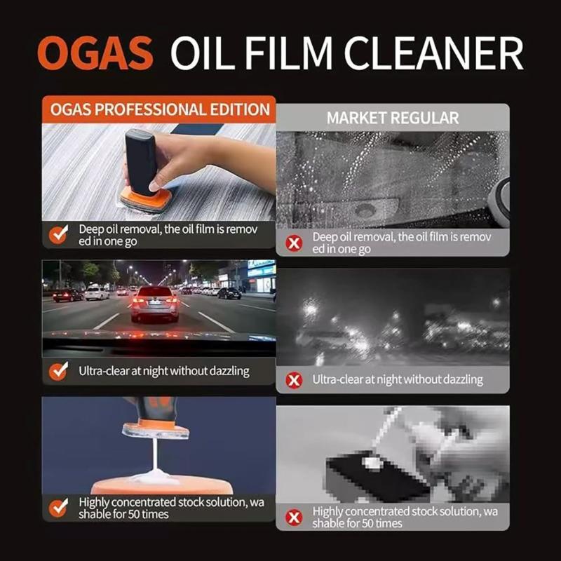 Safe Driving Windshield Cleaner Brush Offering 50 Percent Improved Night and Rain Clear Boosting Reaction Time for Accident Prevention