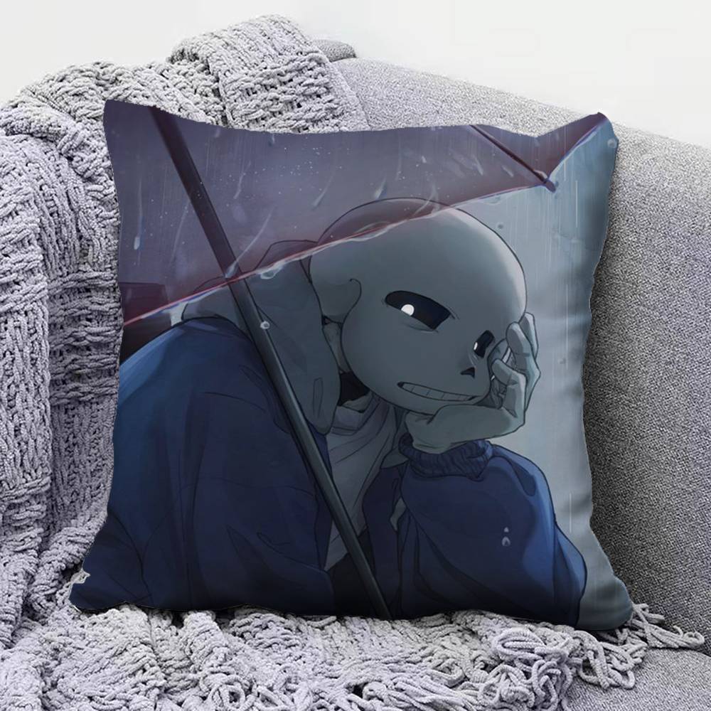 Classic Sans Undertale Game Cool Pillow Covers Home Sofa Cushion Covers and Aecorative Custom