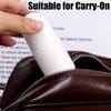 10Pcs Refillable Empty Roller Bottles Containers Reusable Plastic Roll Bottles Durable White Travel Bottles