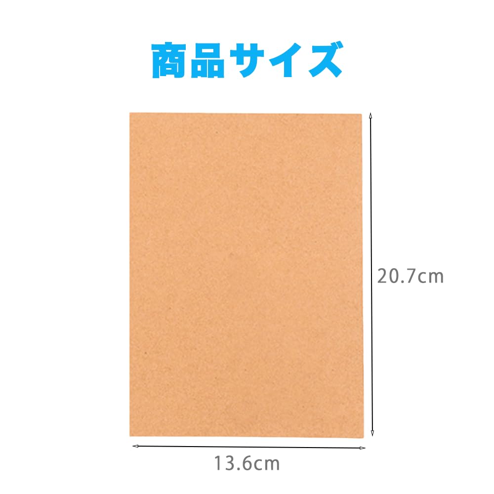 AZNABLE A5 Notebook Set, Blank, Stylish, Horizontally Ruled, 80 Pages, 40 Sheets (30 Books)