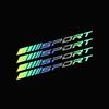 Sport Fashion Vinyl Car Stickers/ Motorcycles - Waterproof  Durable Decals,  Body /Wheel/ Door /Helmet  Handle Decoration