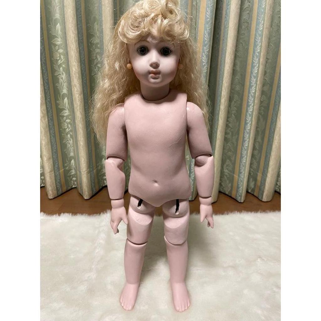 Used Bisque Doll Henri Doll Collector's Doll Long Face Jumeau Triste
