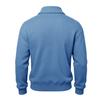 Men S Casual Plus Size Half Zip Long Sleeve Sweatshirt