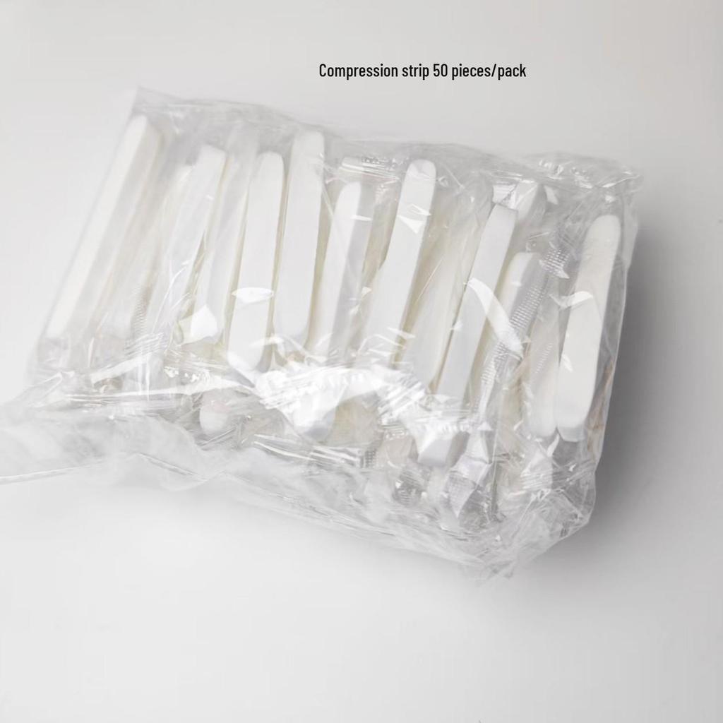 Individually Wrapped Compressed Face Cleansing Cotton Puff - Single Use Makeup Remover Sponge