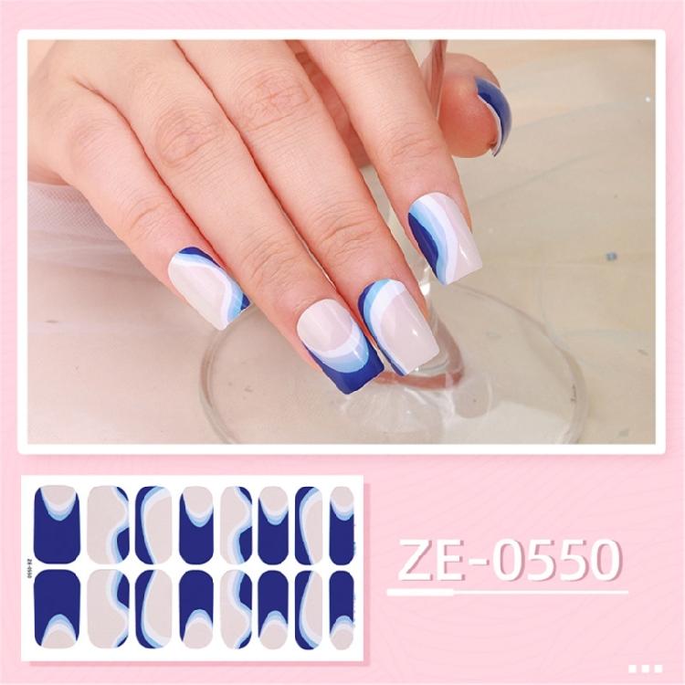 Self-Adhesive Nails Art Sticker Nail Polish Strips Waterproof Gels Nail Strips