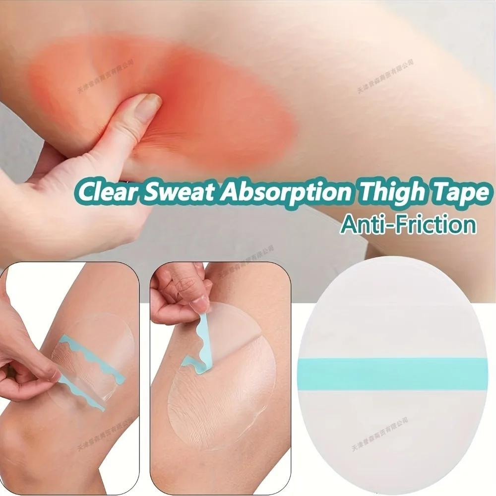 10-100Pcs Thigh Inner Anti Chafing Stickers Invisible Knee Calf Anti Chafe Pads Disposable Body Anti-Friction Patches Men Women