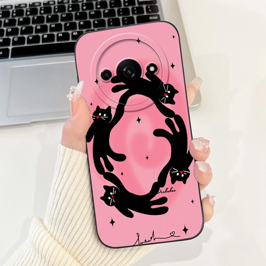 For Xiaomi Redmi A3 Case Luxury Candy Painted Cover Shockproof Phone Cases For Xiaomi Redmi A3 RedmiA3 Soft Fundas 6.71'' Bumper