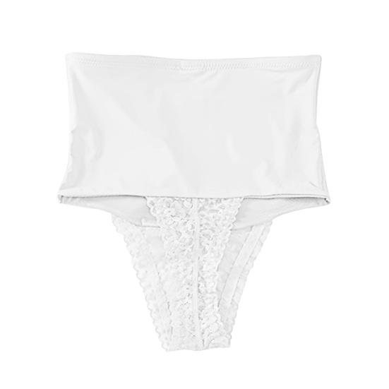 Tummy Control Thong Shapewear for Women High Waisted Stretch Body Shaper Underwear Sexy T Back Lace Thong Girdle Panties
