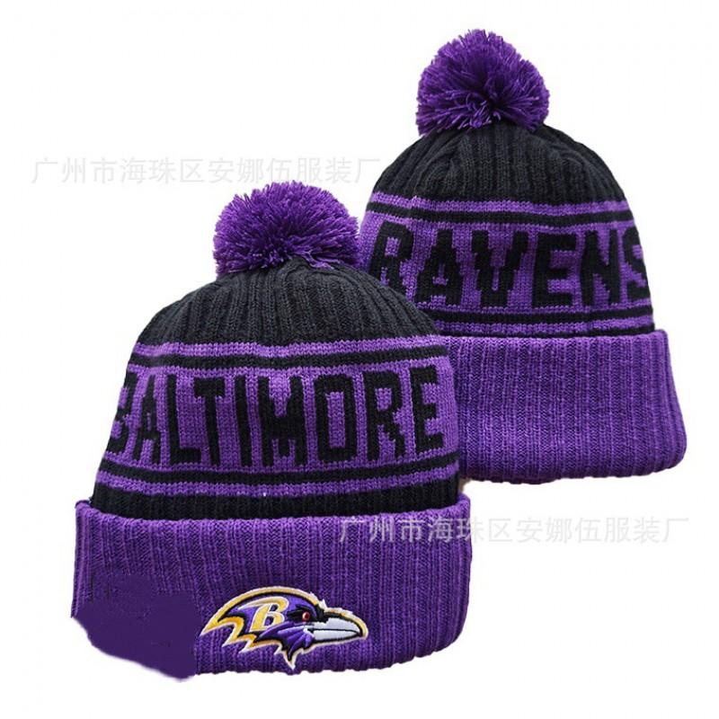 Colorful Pom Knit Beanie Team Sports Warm Winter Hat Basketball Fans