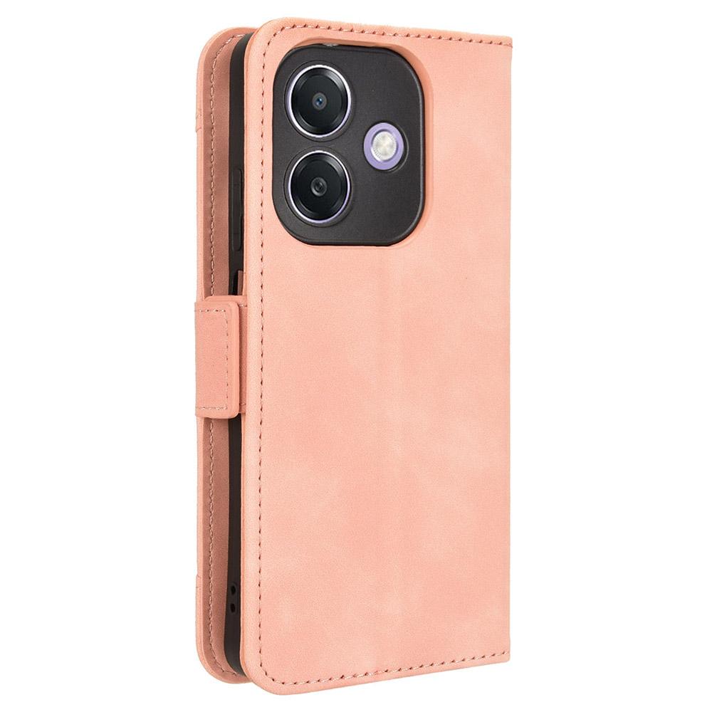 Für Oppo A3 4G/A3 5G/A3x 4G/A3x 5G/A40M 4G/A40 4G/A3i 5G/A60 5G Lederhülle Handy-Brieftaschen-Abdeckung mit mehreren Kartenfächern