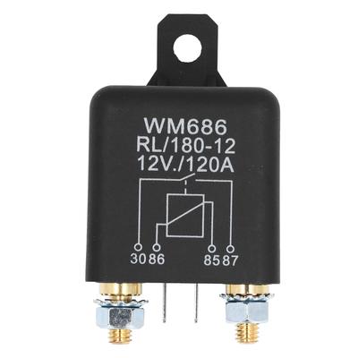 Starter Solenoid Relay Copper and ABS Car Starter Solenoid Relay Replacement 12VDC 120A