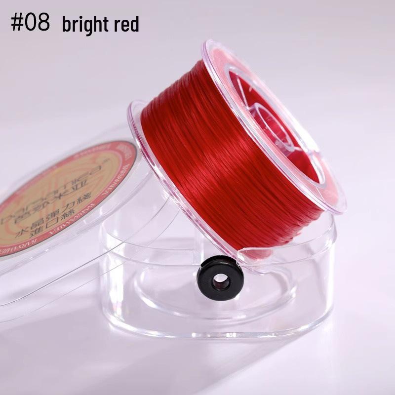Imported Japanese Elastic Bracelet Cord - Durable Rubber Beading Line for Crystal Wenwan Beads