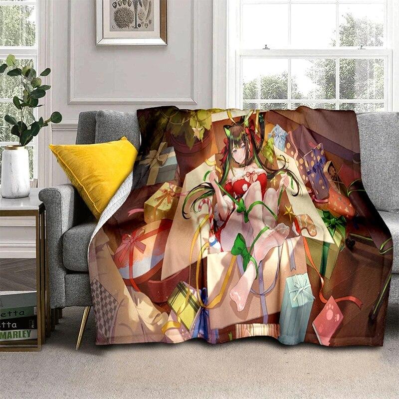 Weihnachten Sexy Schönheit Geschenk Weiche Plüsch Sofa Bett Werfen Cartoon Picknick Decken Moderne Flanell Decke Abdeckung Bettdecke Geschenk