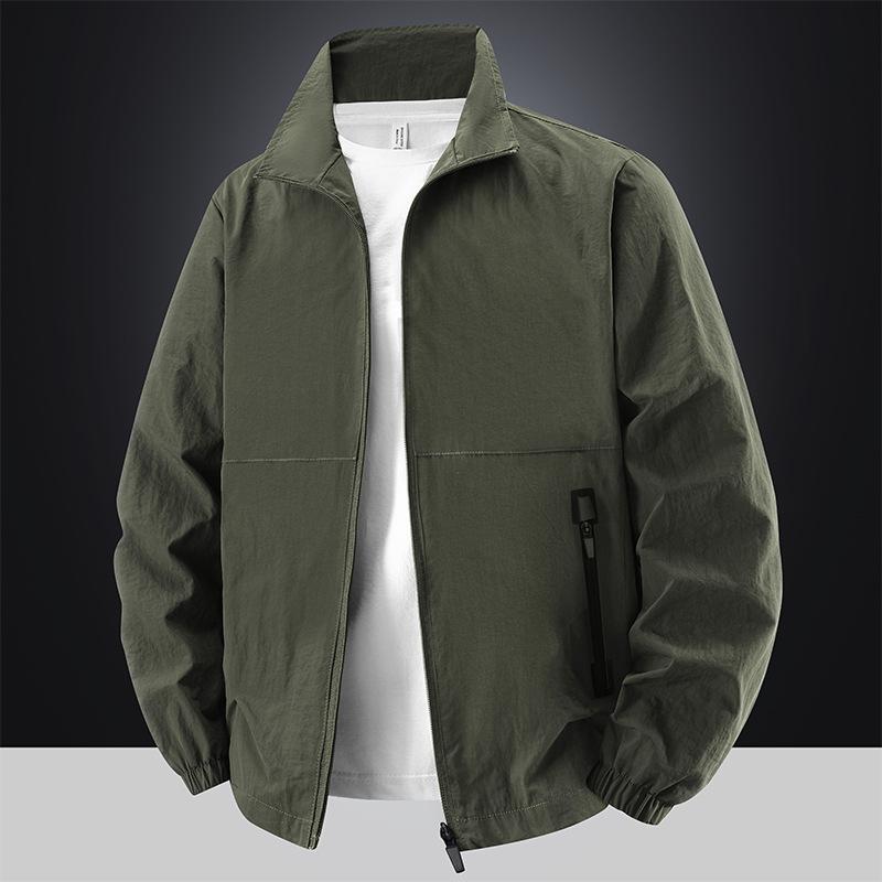 Men's coat 2025 new jacket jacket jacket fashion trend loose casual windproof