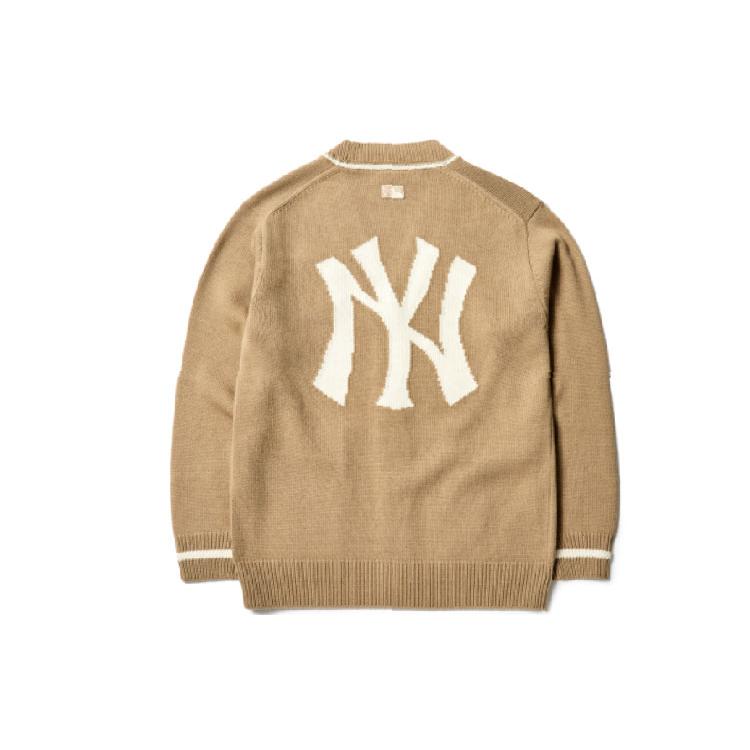New MLB New York Yankees Sweaters Unisex Camel 3AKT00114-50SAS