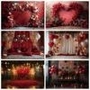 Romantic Valentine's Day Red Rose Love Candle Photography Banner Background, Indoor Scene Couple Photo Shooting Studio Backdrop