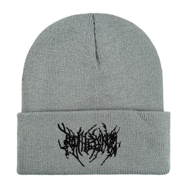 Pure Acrylic Line Knitted Hat Versatile Wool Hat Outdoor Cycling Thermal Hat