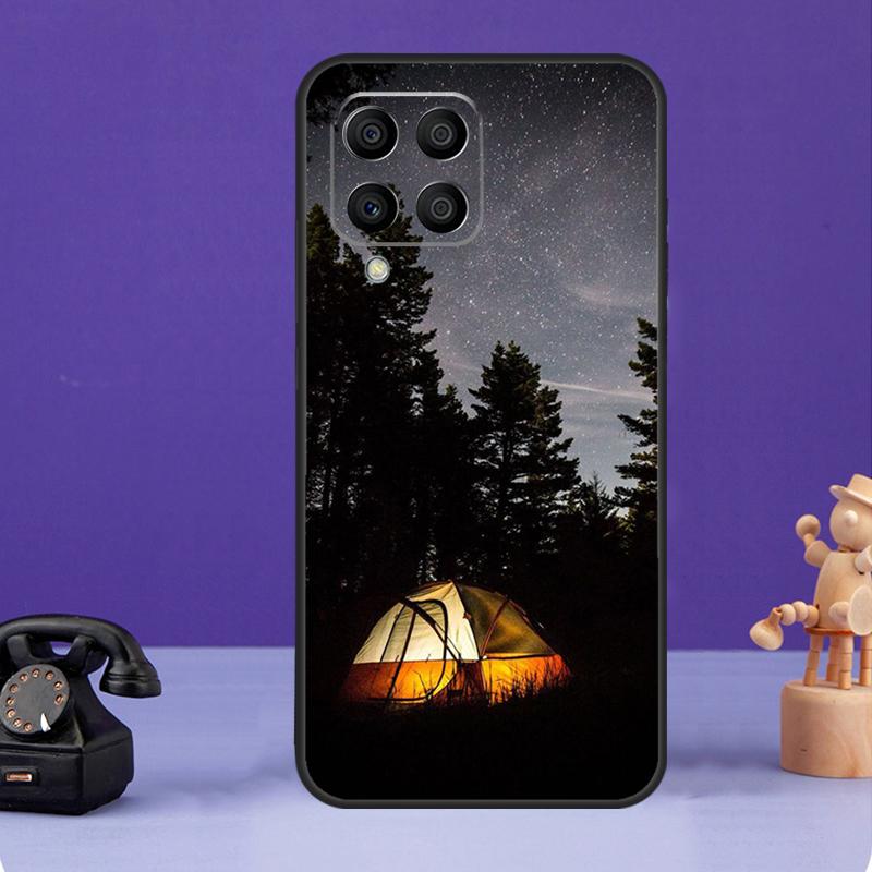 Camping Nature Mountain Case For Samsung Galaxy M55 M35 M15 M56 M36 M16 M06 M31 M13 M33 M53 M12 M32 M52 M14 M34 M54