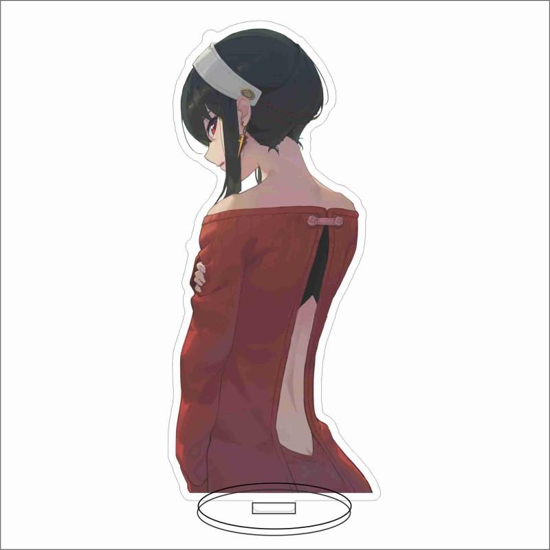 15CM SPY×FAMILY Anime Figure Yor Forger Cosplay Sexy Style Acrylic Stands Model Tabletop Decor Props Standing Sign Fans