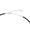 Stella Ribbon Black Bead Necklace (Jjljnz4Bf390Br400)