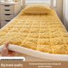 Winter Milk Velvet Mattress Topper for Dorms - Thick Coral Fleece Pad for Single Beds