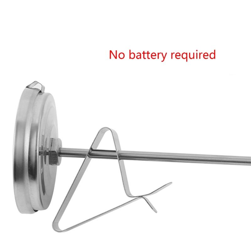 Stainless Steel BBQ Grill Temperature Gauge Barbecue Thermometer Cooking Probe