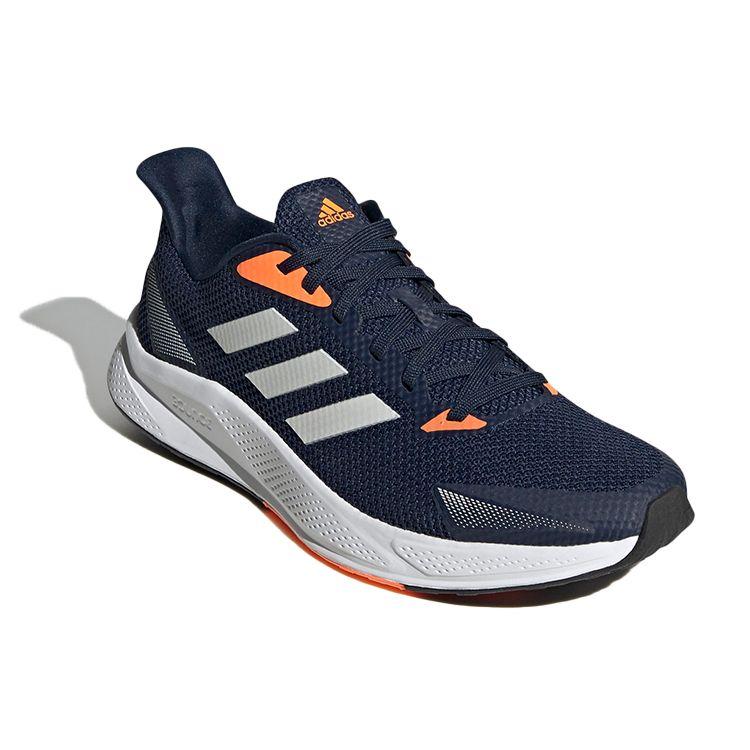 Adidas X9000L1 Basic Versatile Fabric Non-Slip Wear-Resistant Lightweight Low-Top Casual Running Shoes Men Sneakers Blue Orange EH0003