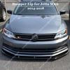 Splitter Lip Bumper Anteriore 3 Pezzi per Volkswagen Jetta MK6 Facelift 2014-2018 Tuning Body Kit Protezione Spoiler Mod Vernice Nera Lucida con Rivestimento UV