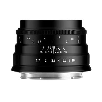 Brightin Star 35mm Large Aperture MF Prime Lens for Nikon Z Mount Mirrorless Including the and Black F1.7 APS-C Cameras, Z30, Z50, Z50II, ZFC, Z5,