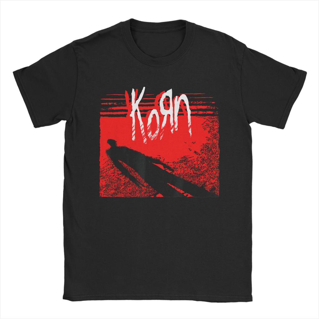 Korn Stoffpuppe T-Shirt Sommer Hip Hop T-Shirts Herren 100% Baumwolle Rundhals Große Größen 5XL T-Shirts Kurzarm Y2K Lustiges T-Shirt