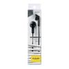 Elecom Stereo Earphones, In-Ear Type, Tangle-Resistant Flat Cord, Y-Shaped, 14.8mm Drivers, 1.2m, Black, EHP-I3510BK
